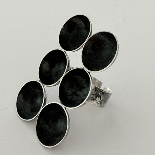 Anillo Monte Sierpe — Plata hecho a mano