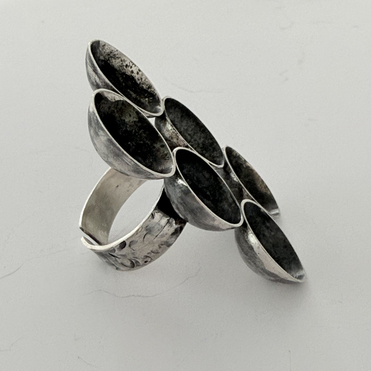 Anillo Monte Sierpe — Plata hecho a mano