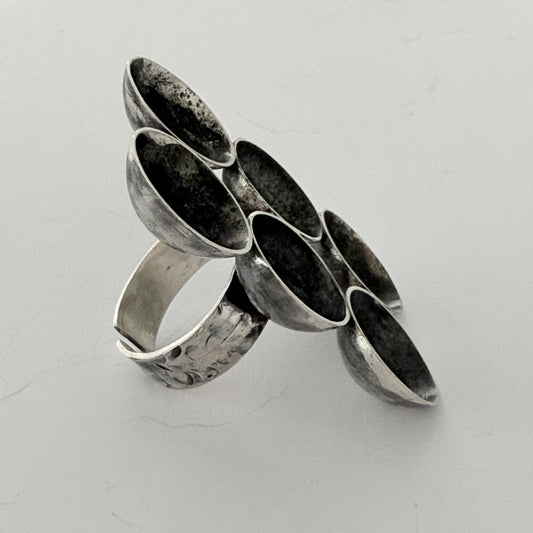 Anillo Monte Sierpe — Plata hecho a mano