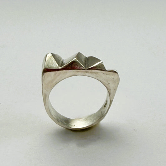 Anillo Orgánico III — Plata hecho a mano