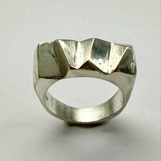 Anillo Orgánico III — Plata hecho a mano