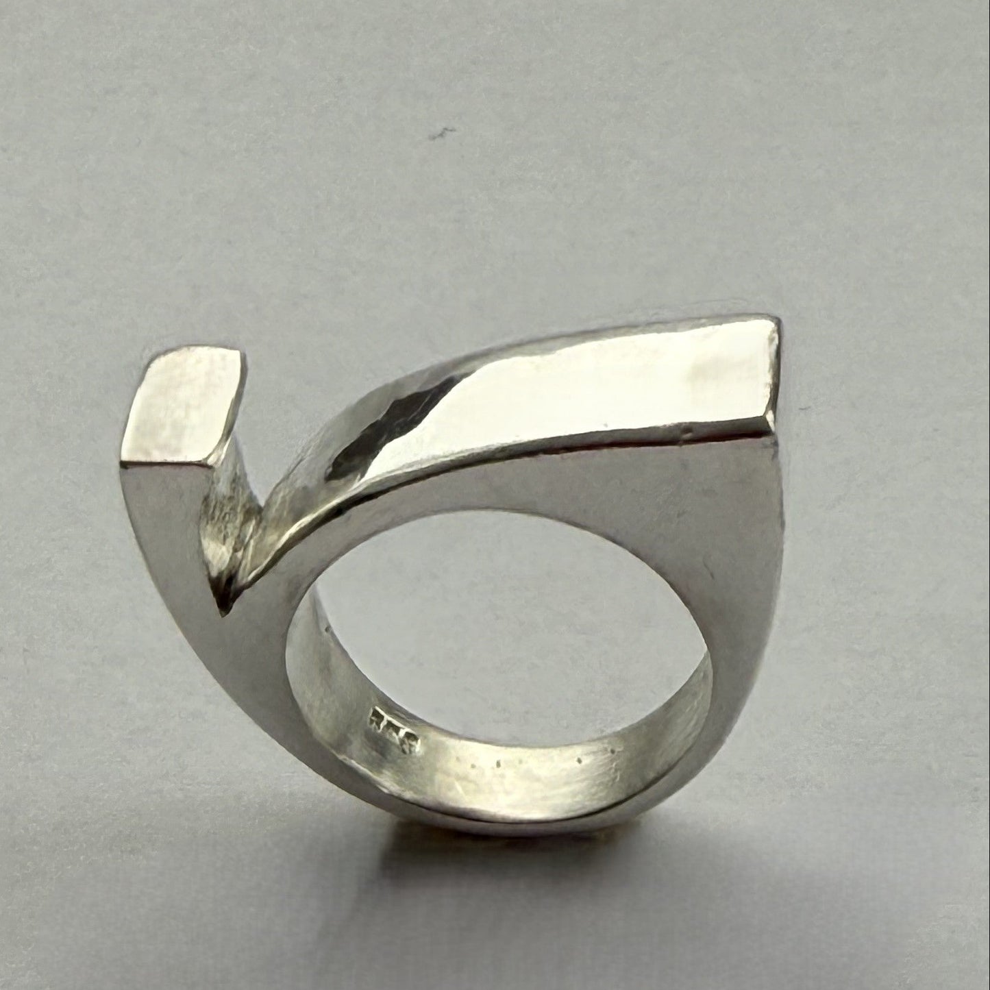 Anillo Orgánico I — Plata hecho a mano