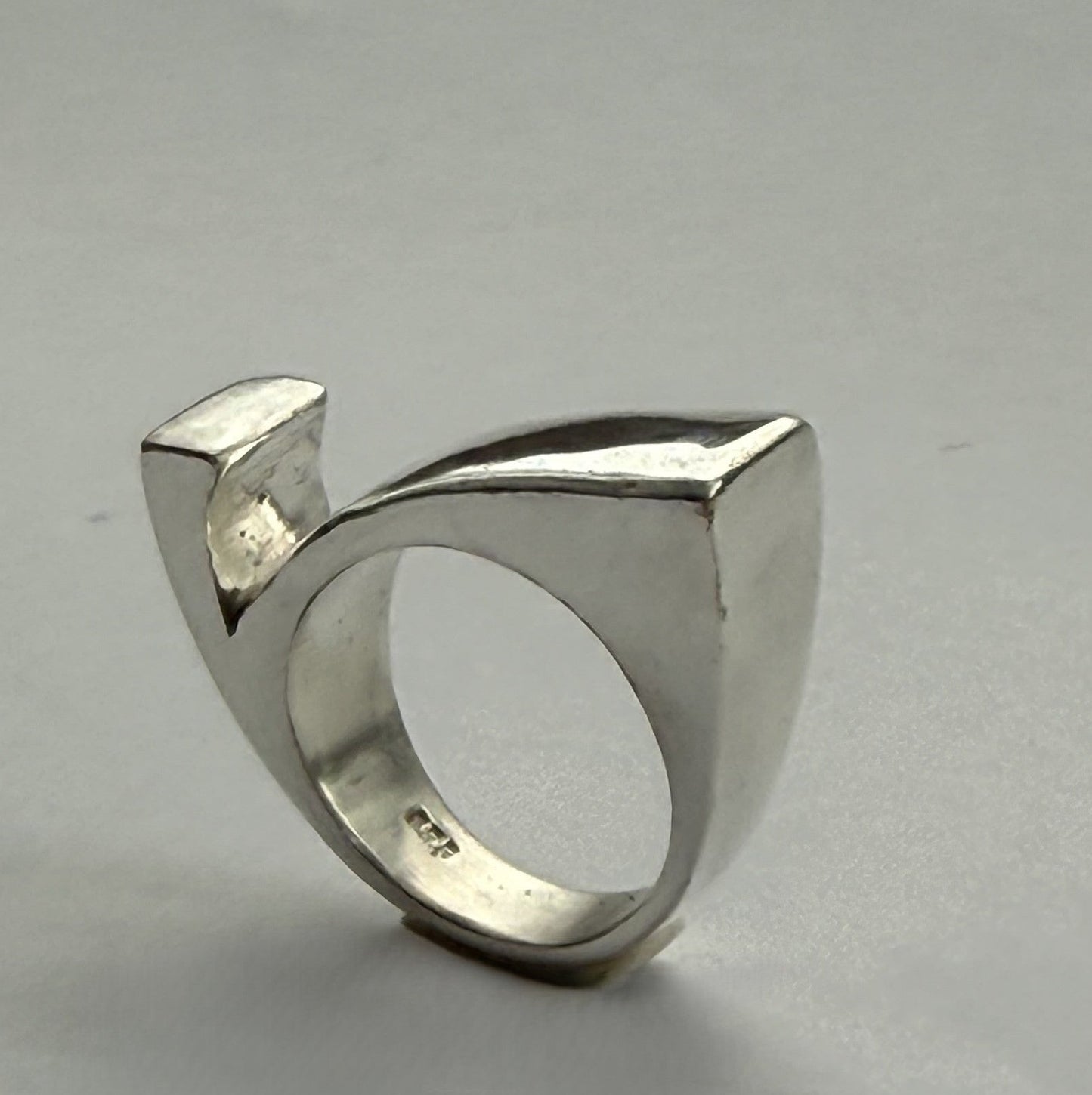 Anillo Orgánico I — Plata hecho a mano