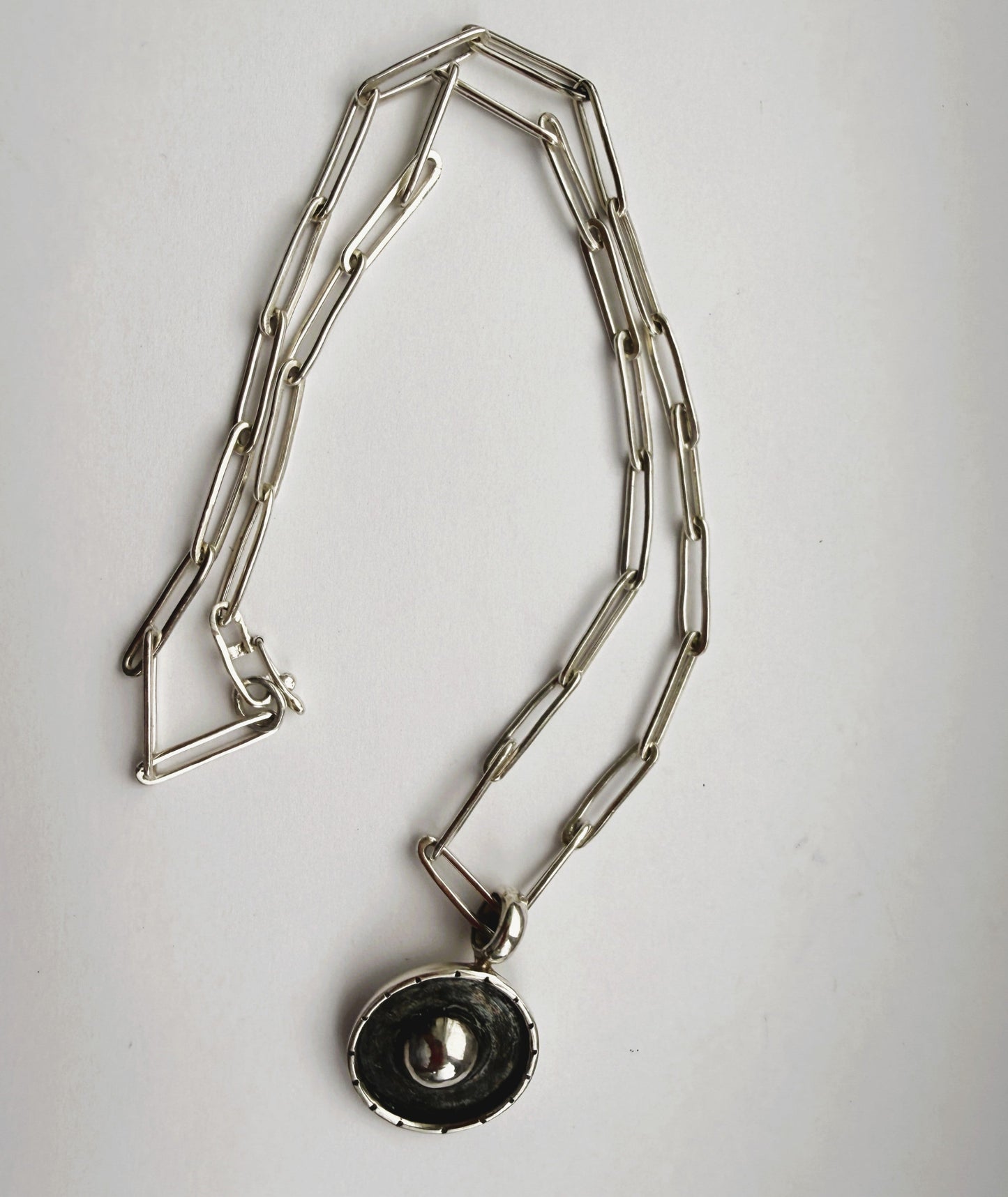 Collar Luna Sol — Plata hecho a mano