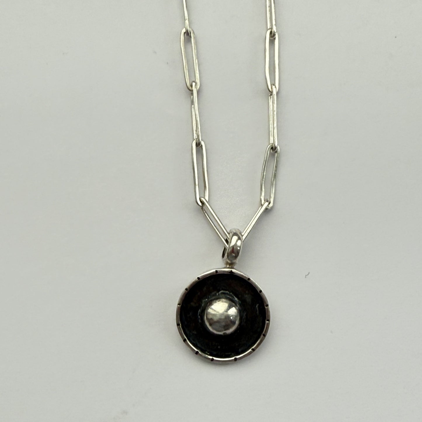 Collar Luna Sol — Plata hecho a mano